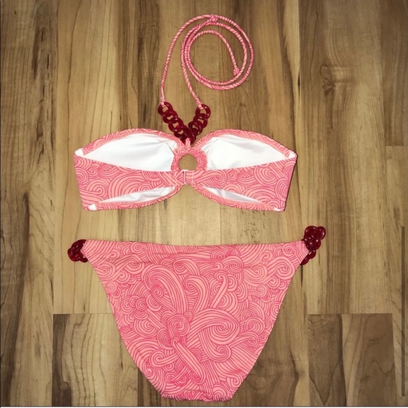 Victoria’s Secret bikini pink bandeau top pink - Picture 5 of 6